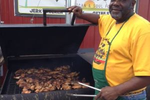 wings on the grill